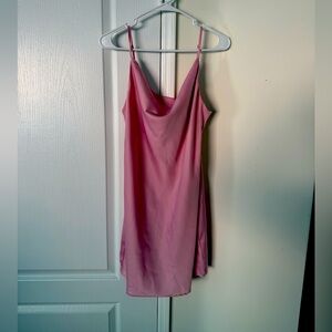 Urban Outfitters pink slip dress